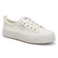 Women's Seacycled Pier Wave Platform LTT Sneaker - White