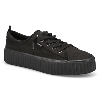 Lds Seacycled Pier Wave Platform LTT Sneaker - Black