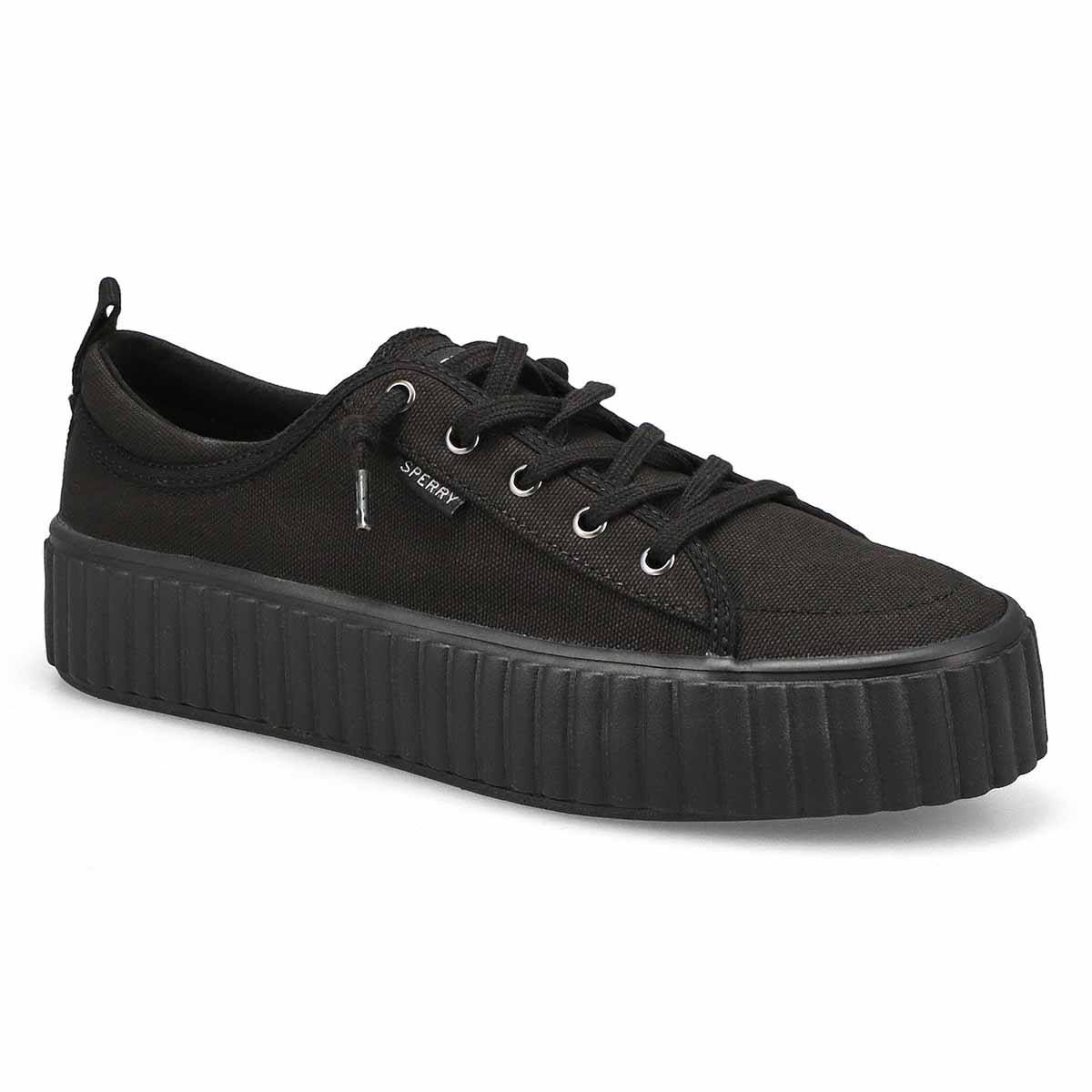 Women's Seacycled Pier Wave Platform LTT Sneaker - Black