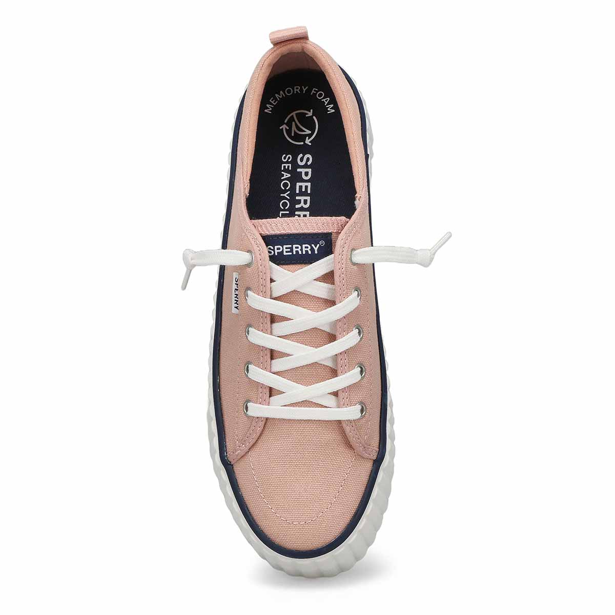 Women's Seacycled Pier Wave Platform LTT Sneaker - Rose