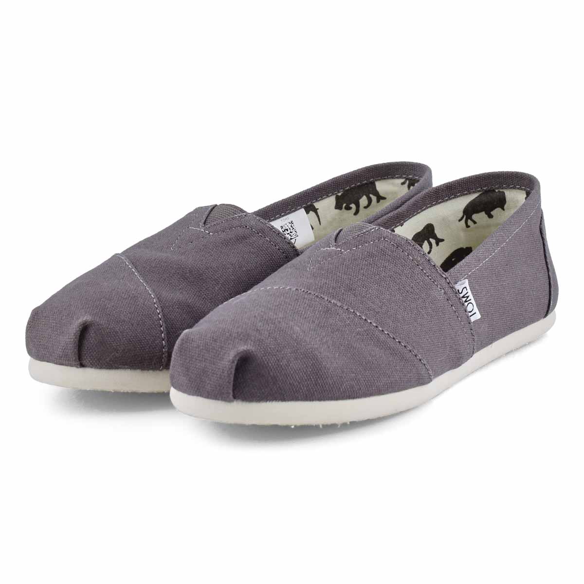 TOMS Women's Classic Canvas Loafer - Ash Grey | SoftMoc.com