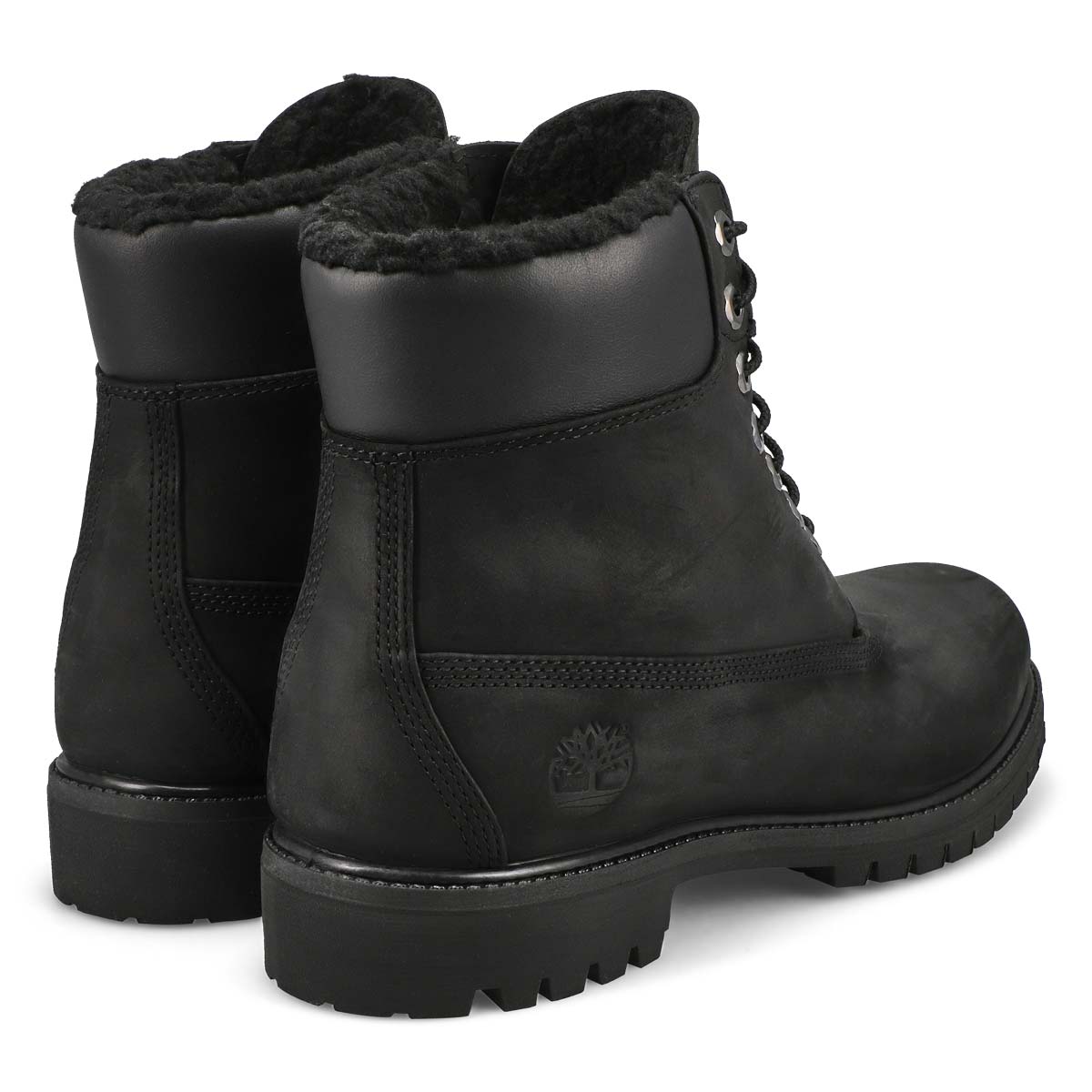 Timberland cheap black fur