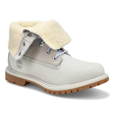 Lds Authentics Fold Down Waterproof Boot - Grey