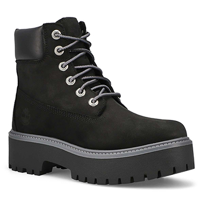 Lds Stone Street Waterproof 6 Inch Boot - Black