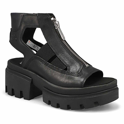 Lds Everleigh Platform Gladiator Sandal - Black