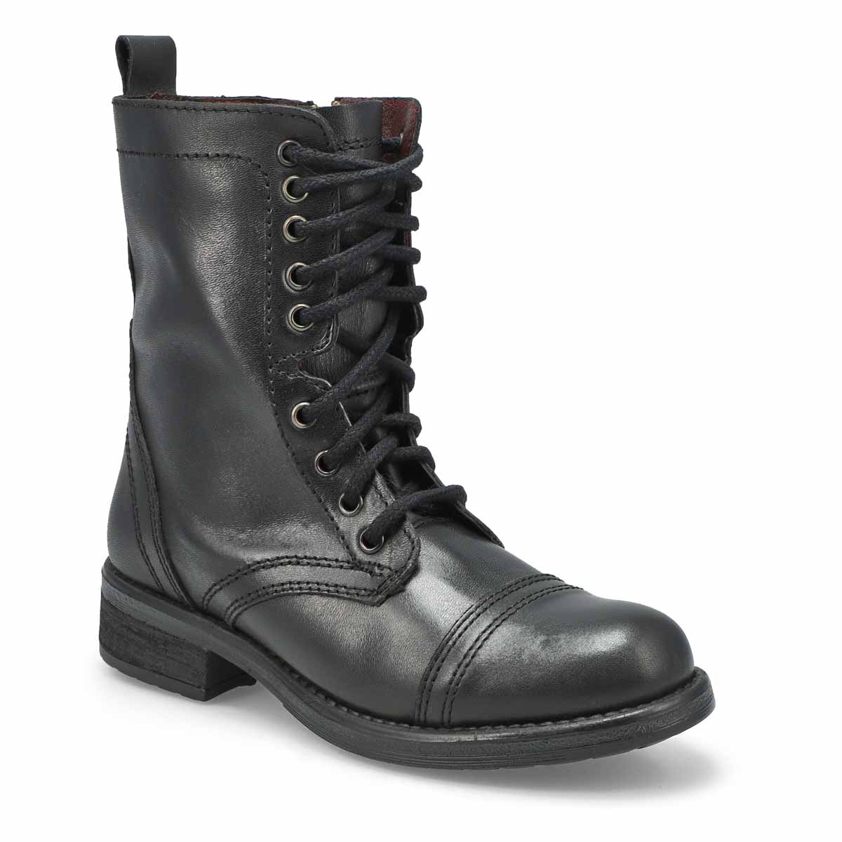 steve madden black troopa boots