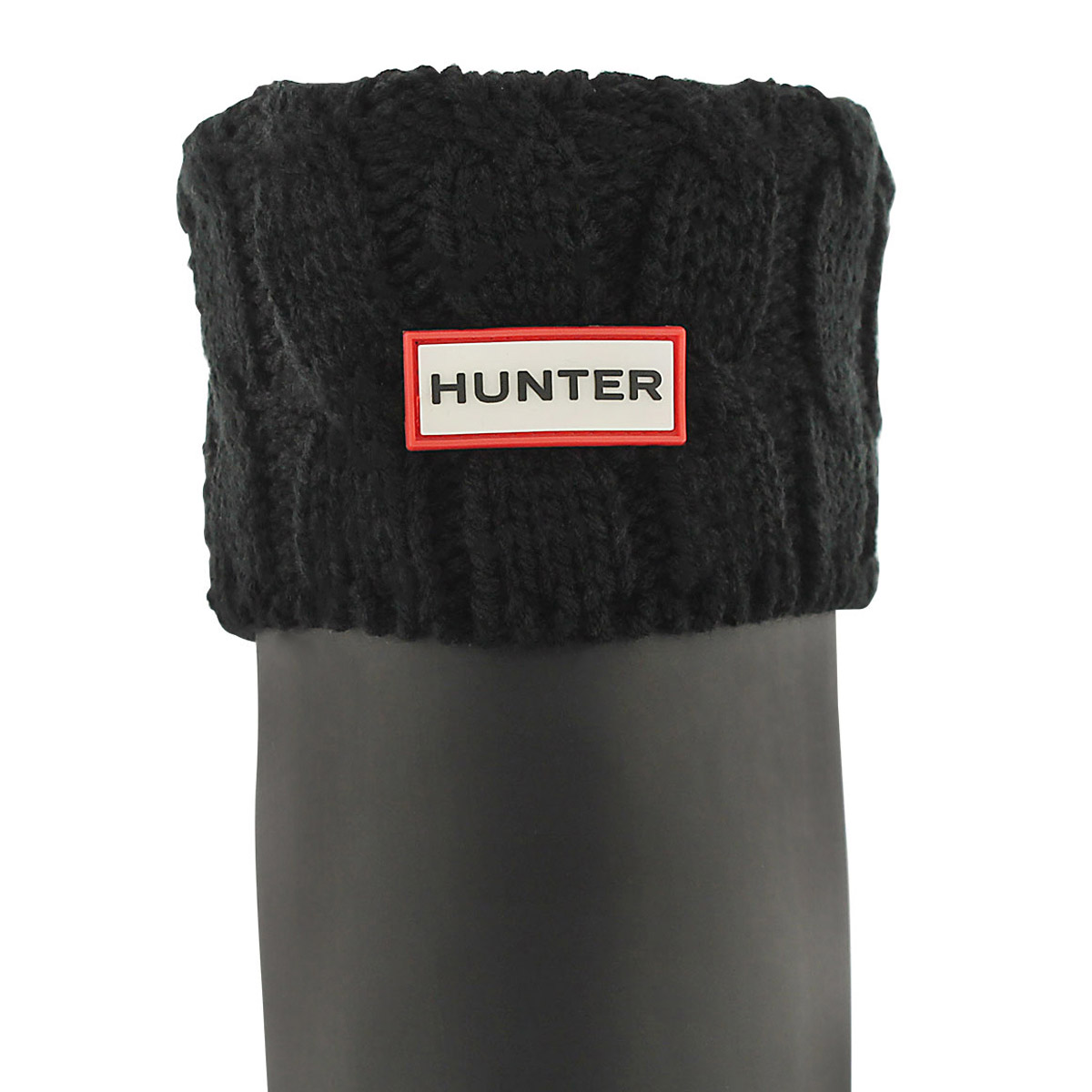 hunter cable knit socks