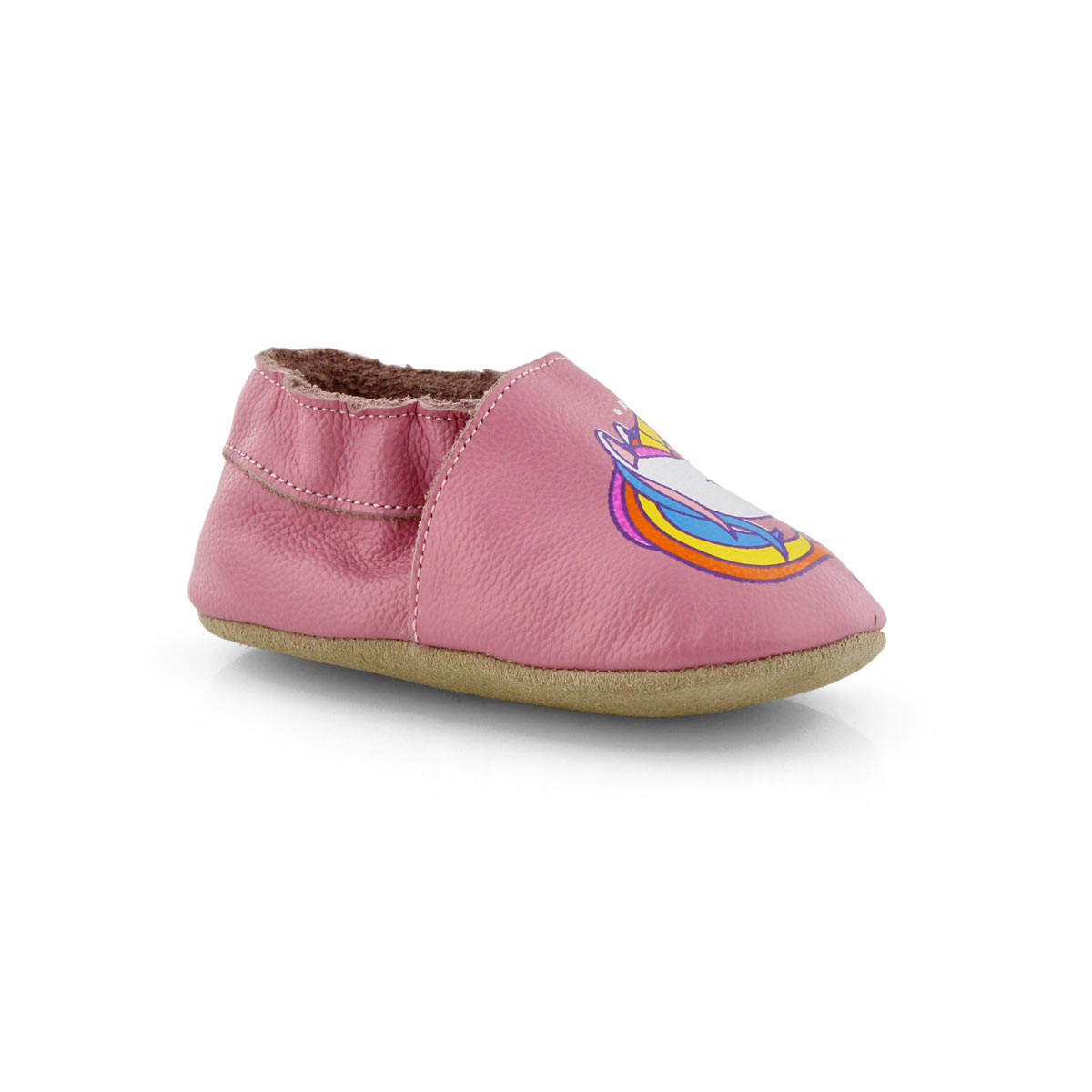 SoftMoc Infants' UNICORN pink slipper 