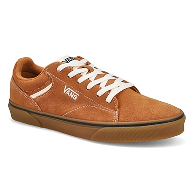 Mns Seldan Suede Lace Up Sneaker - Gum Brown