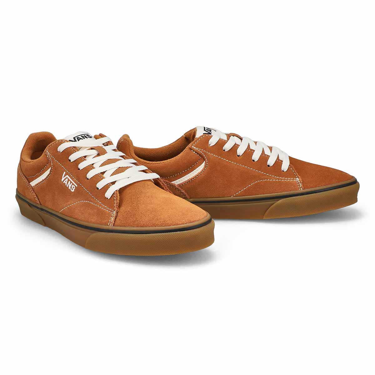 Men's Seldan Suede Lace Up Sneaker - Gum Brown