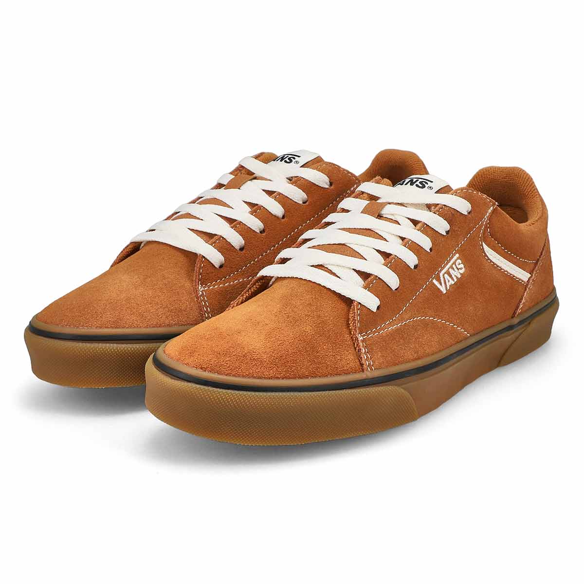 Men's Seldan Suede Lace Up Sneaker - Gum Brown