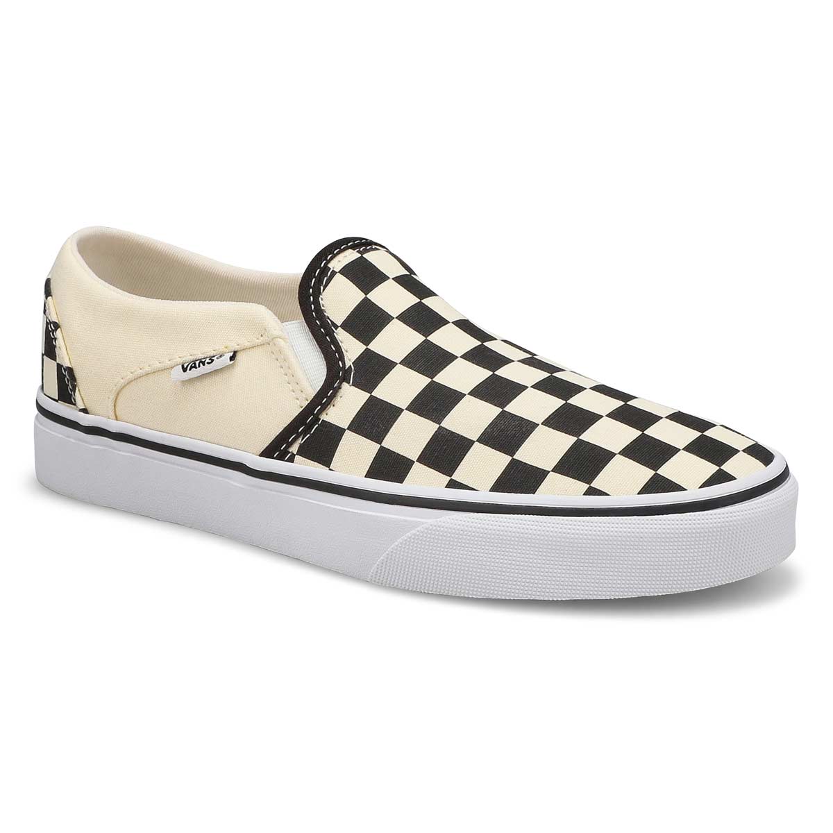 off white and black checkered vans