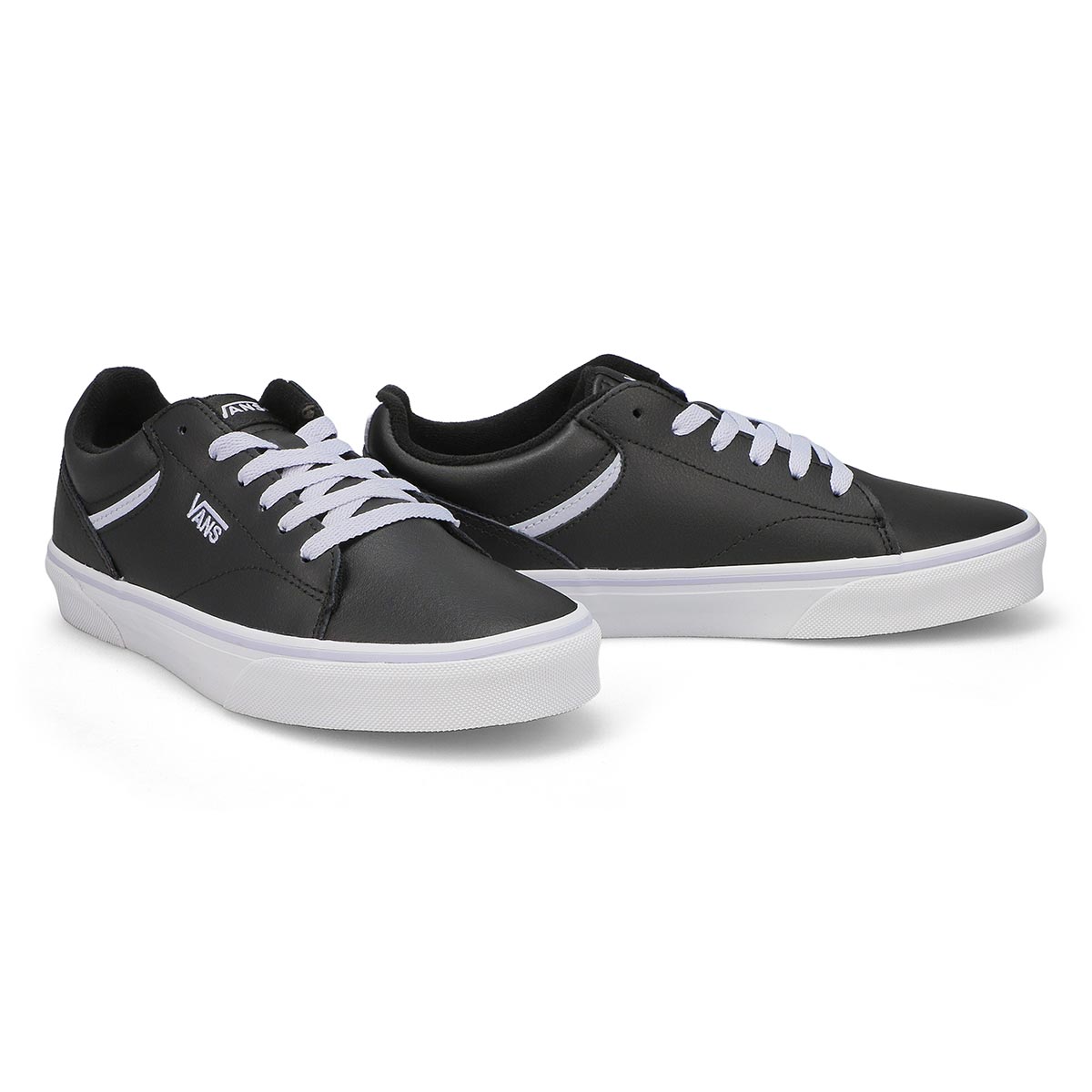 Gray vans with blue laces on sale