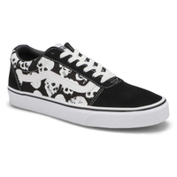 Men's Ward Skulls Lace Up Sneaker - Black/White