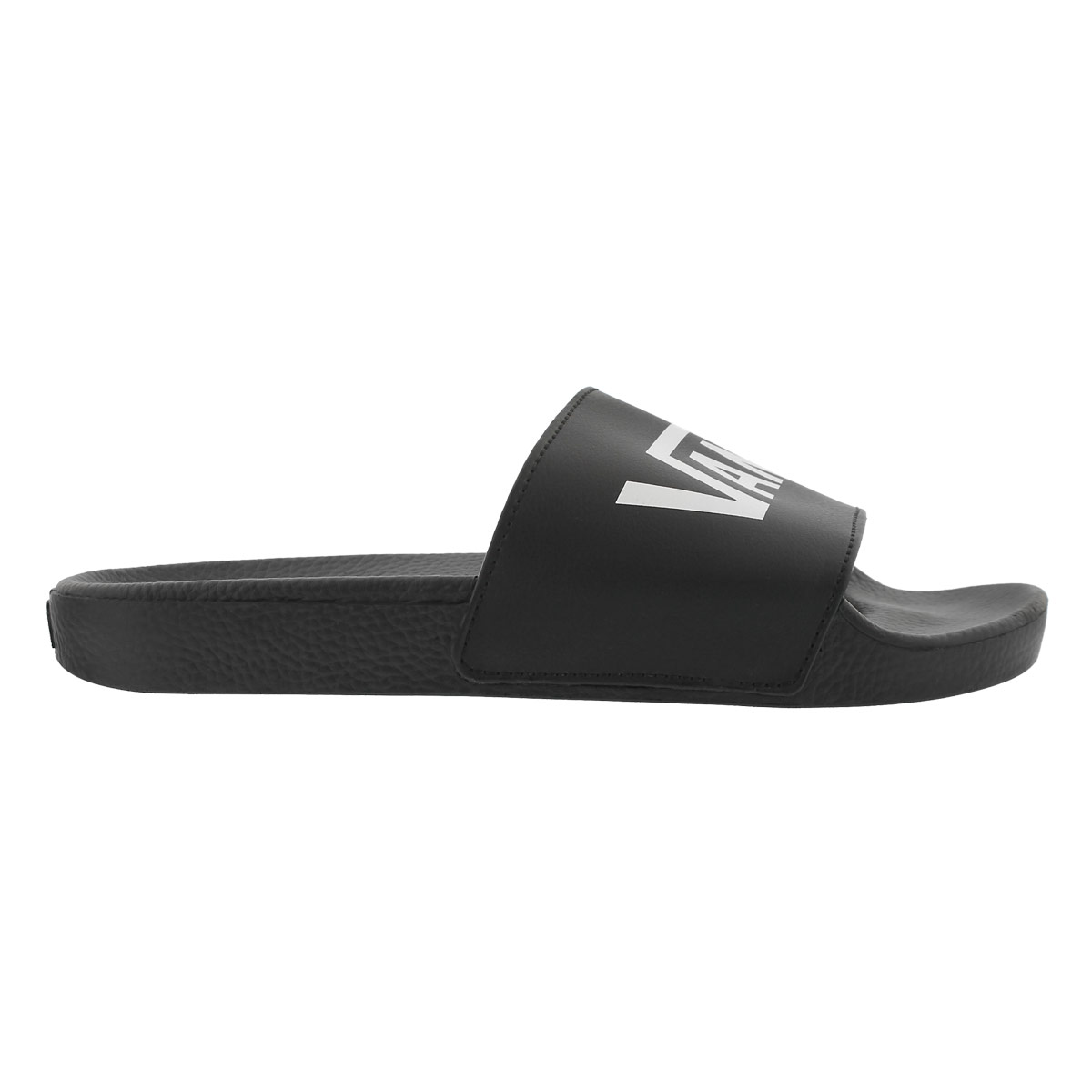 Vans Men's Slide One Sandal - Black | SoftMoc.com