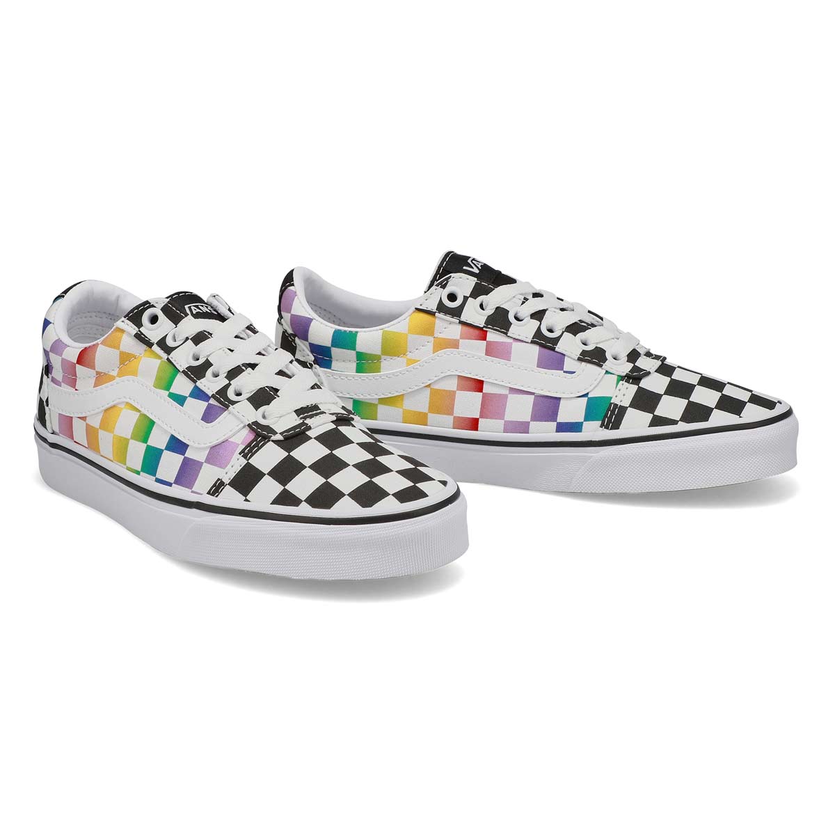 Vans Women's Ward Sneaker - White/White | SoftMoc.com