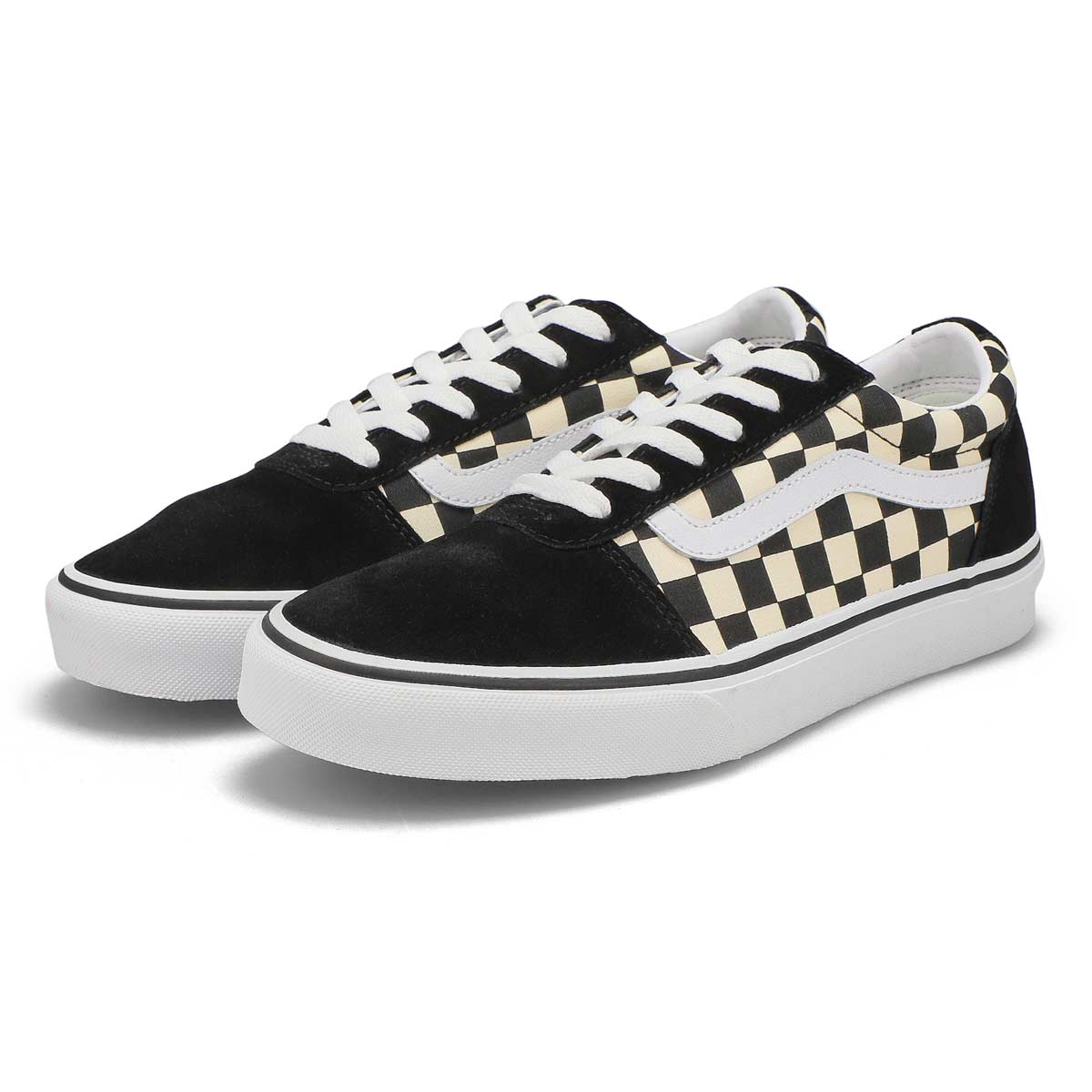 Vans Women's Ward Lace Up Sneaker - White/Whi | SoftMoc.com