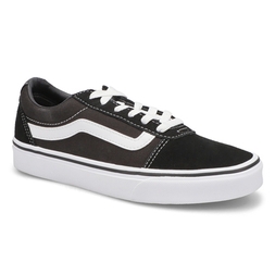 Vans Women's WARD black/white lace up sneaker | SoftMoc USA