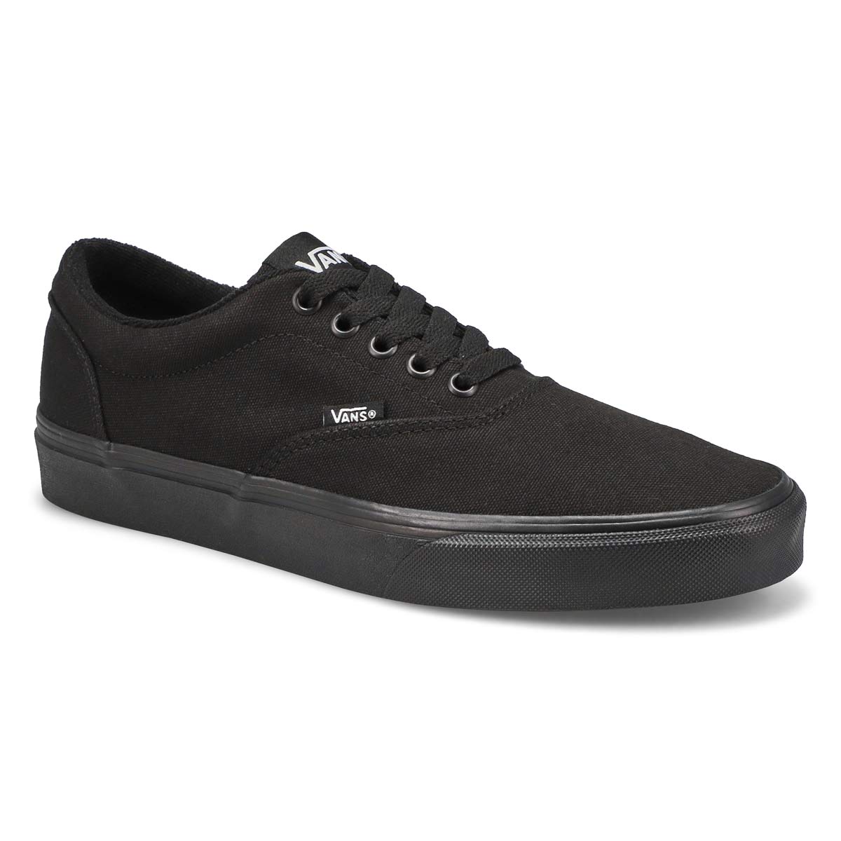 Vans Men's Doheny Lace Up Sneaker - Black/Whi | SoftMoc.com