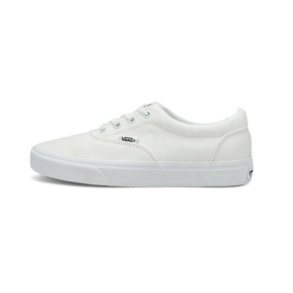 Vans Women's DOHENY white/ white lace up snea | SoftMoc.com