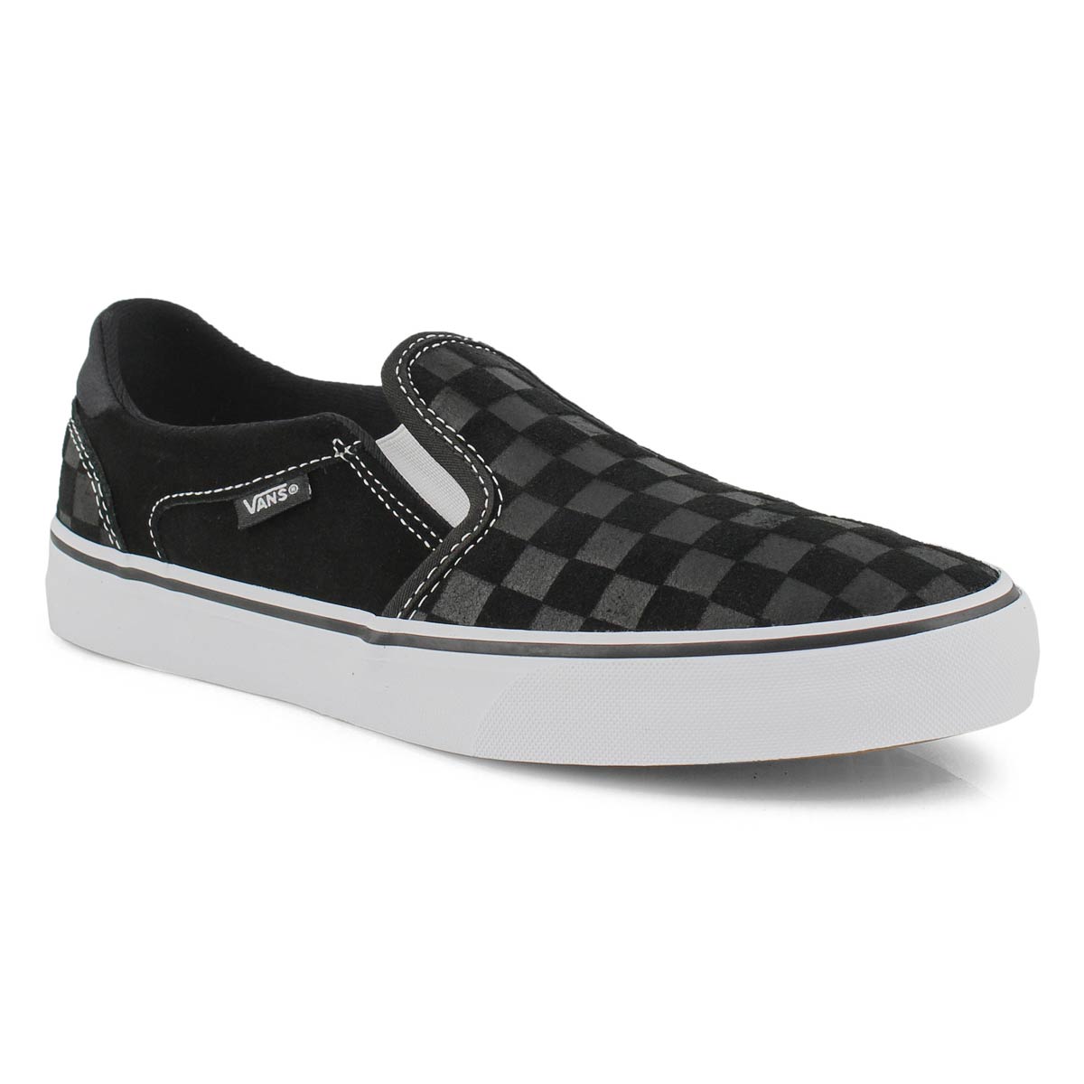 Vans Women's Asher Deluxe Sneaker - Black Che 