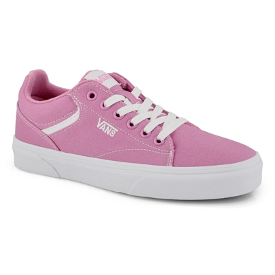 Lds Seldan Lace Up Sneaker -  Fuchsia Pink/White