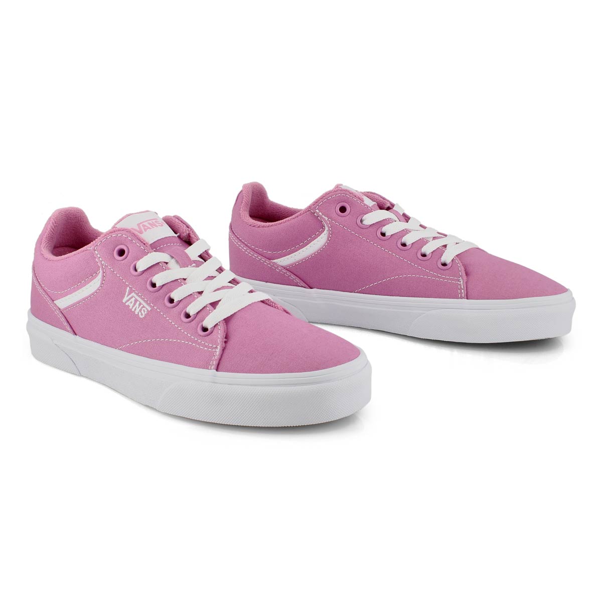 Women's Seldan Lace Up Sneaker -  Fuchsia Pink/White