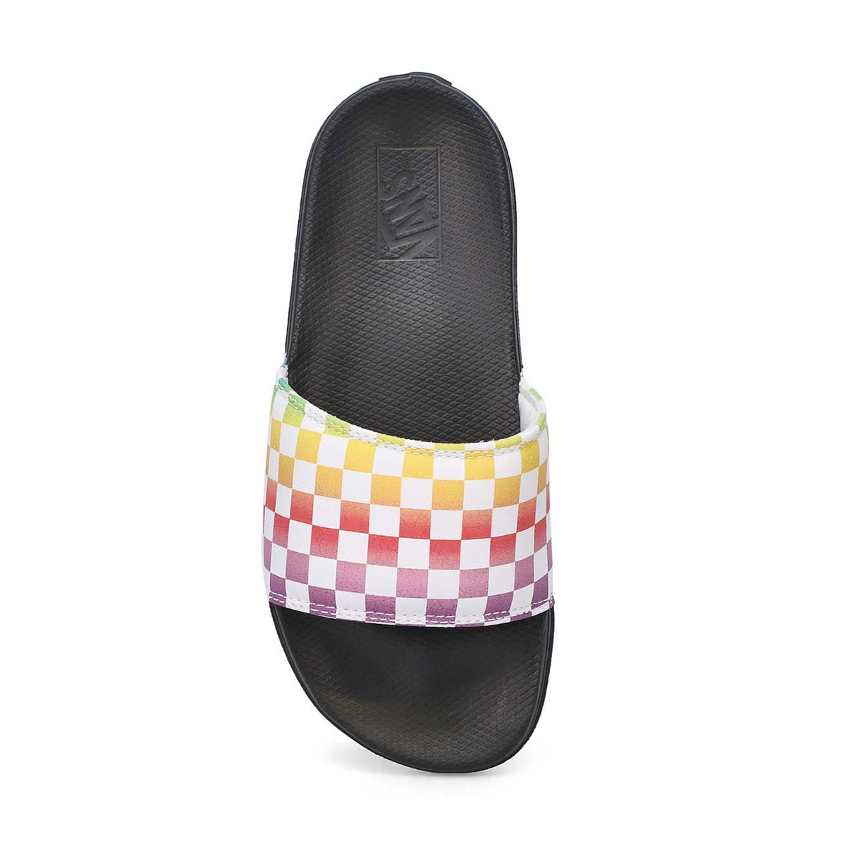 Vans Girls' Range Slide-On Sandal - Rainbow/B | SoftMoc.com