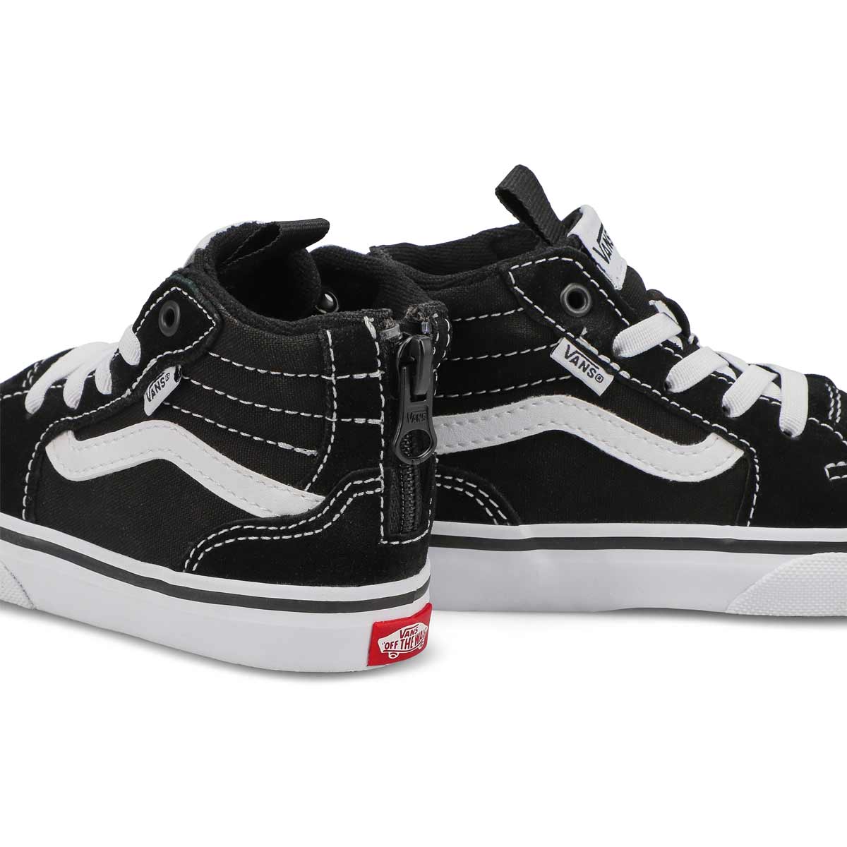 Vans Infants' Filmore Hi Zip Sneaker - Black/ | SoftMoc.com