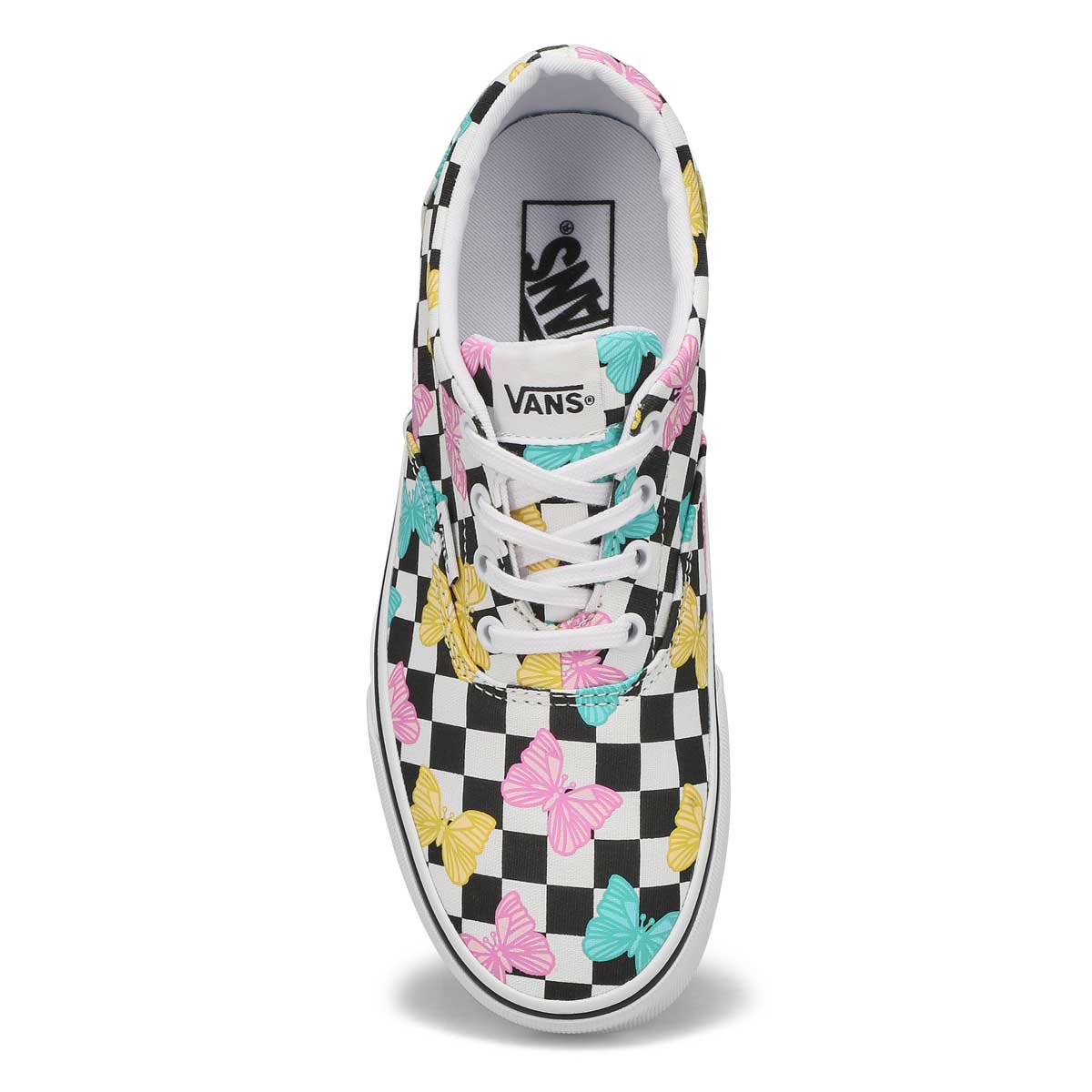 Women's Doheny Butterfly Checkerboard Sneaker - Multi/White