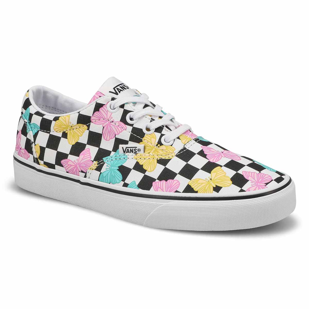 Women's Doheny Butterfly Checkerboard Sneaker - Multi/White