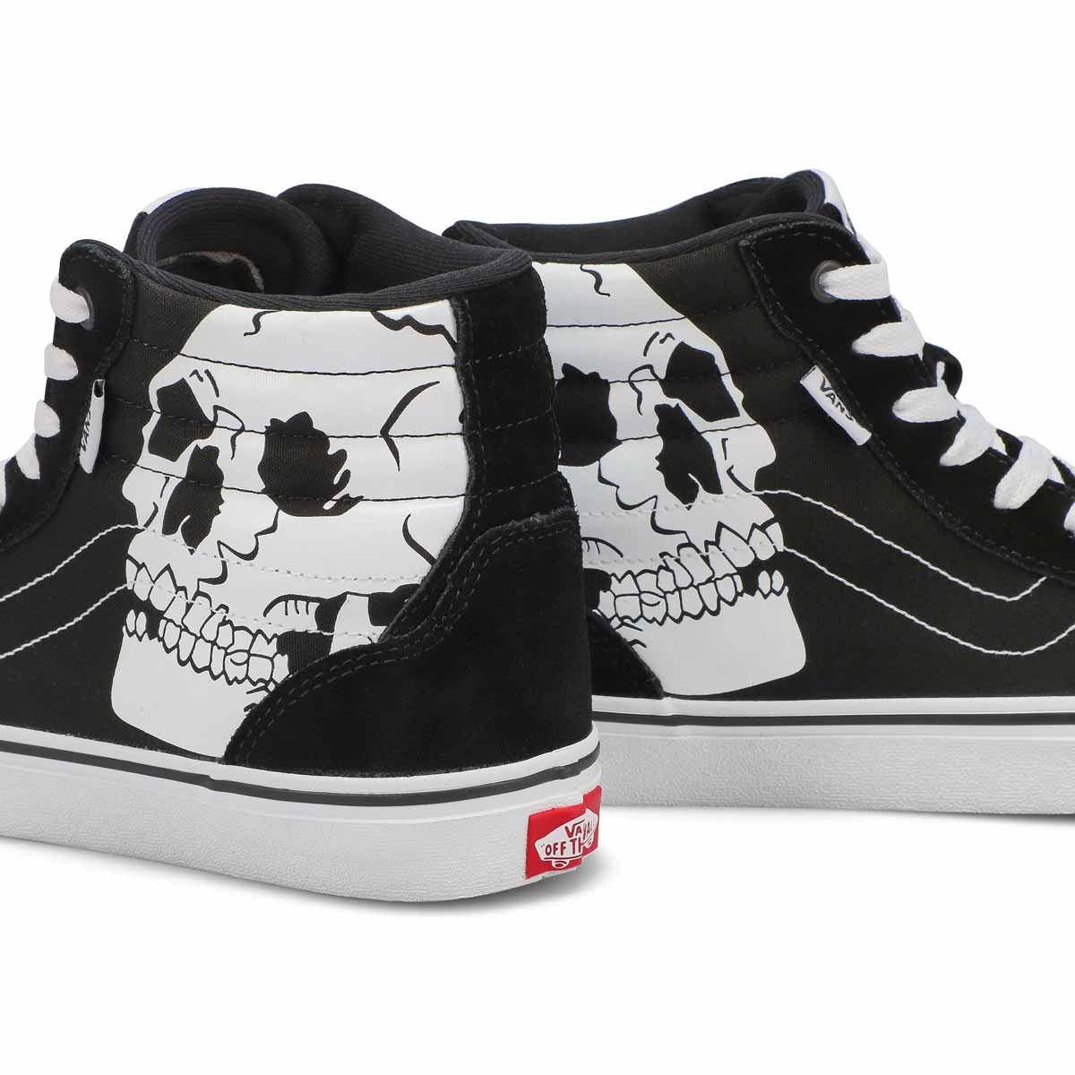 Men's Filmore Hi Skulls Sneaker - Black/White