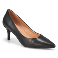 Women's  Go-To Park Leather Dress Heel - Black