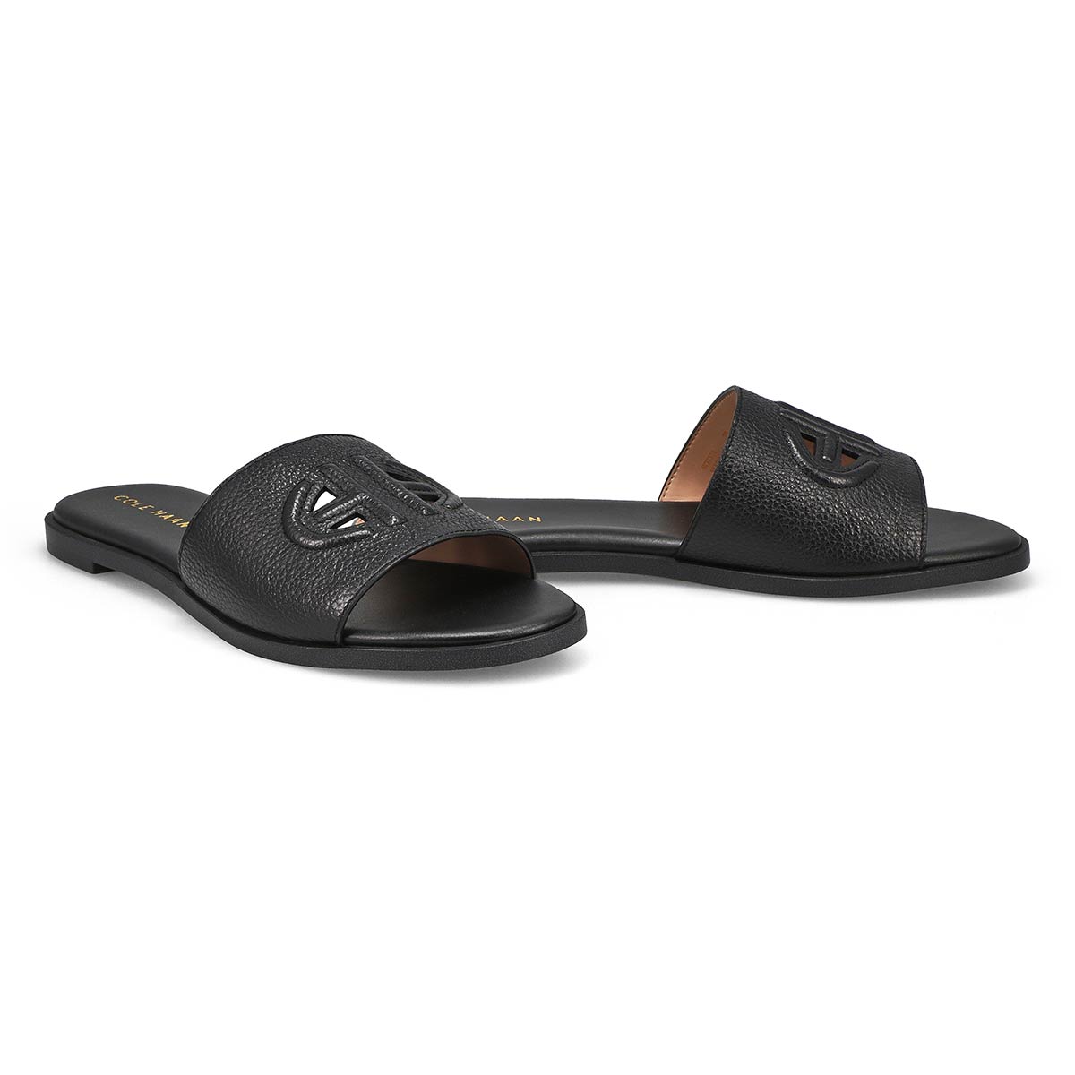 Women's Flynn Logo Slide Sandal - Black