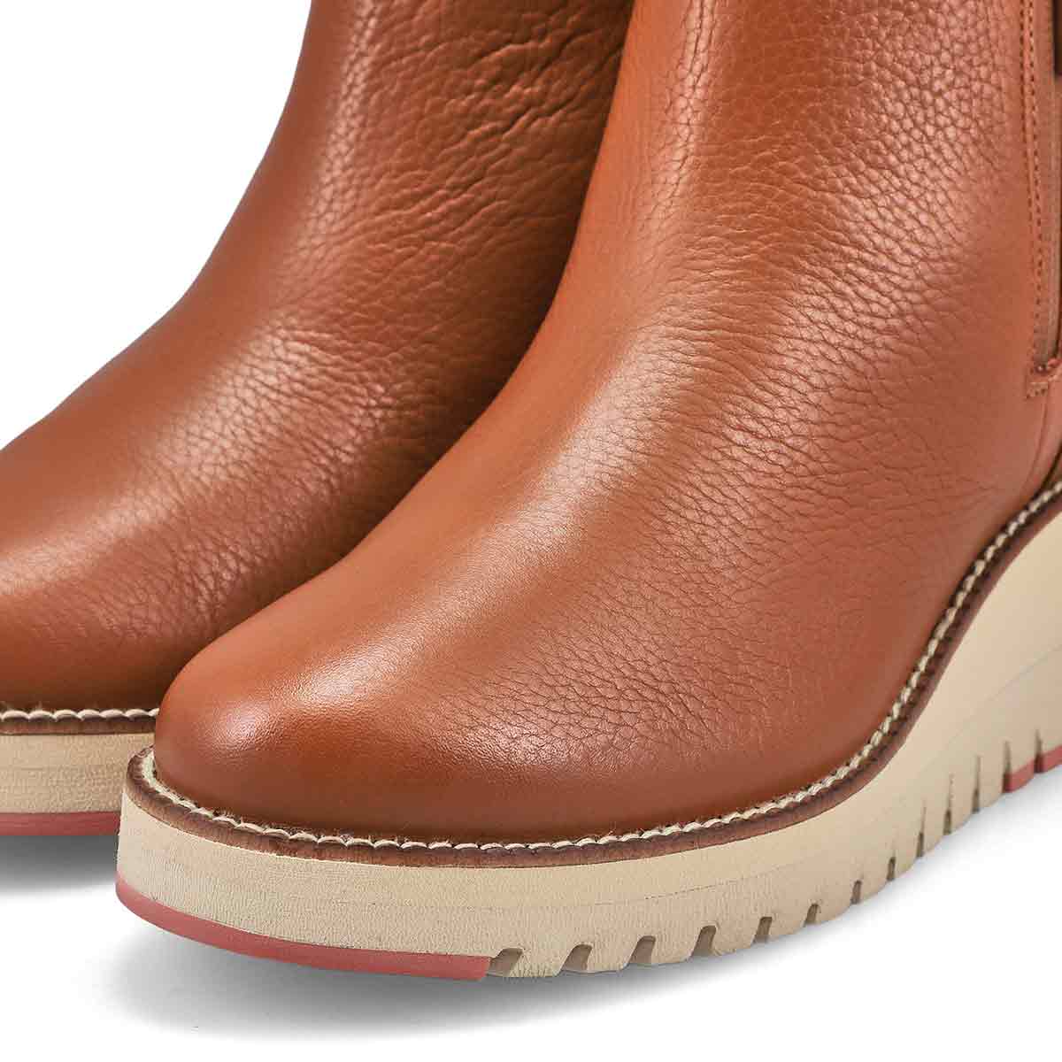 Botte imperméable ZERO GRAND CITY WEDGE, havane britannique/ivoire, femmes