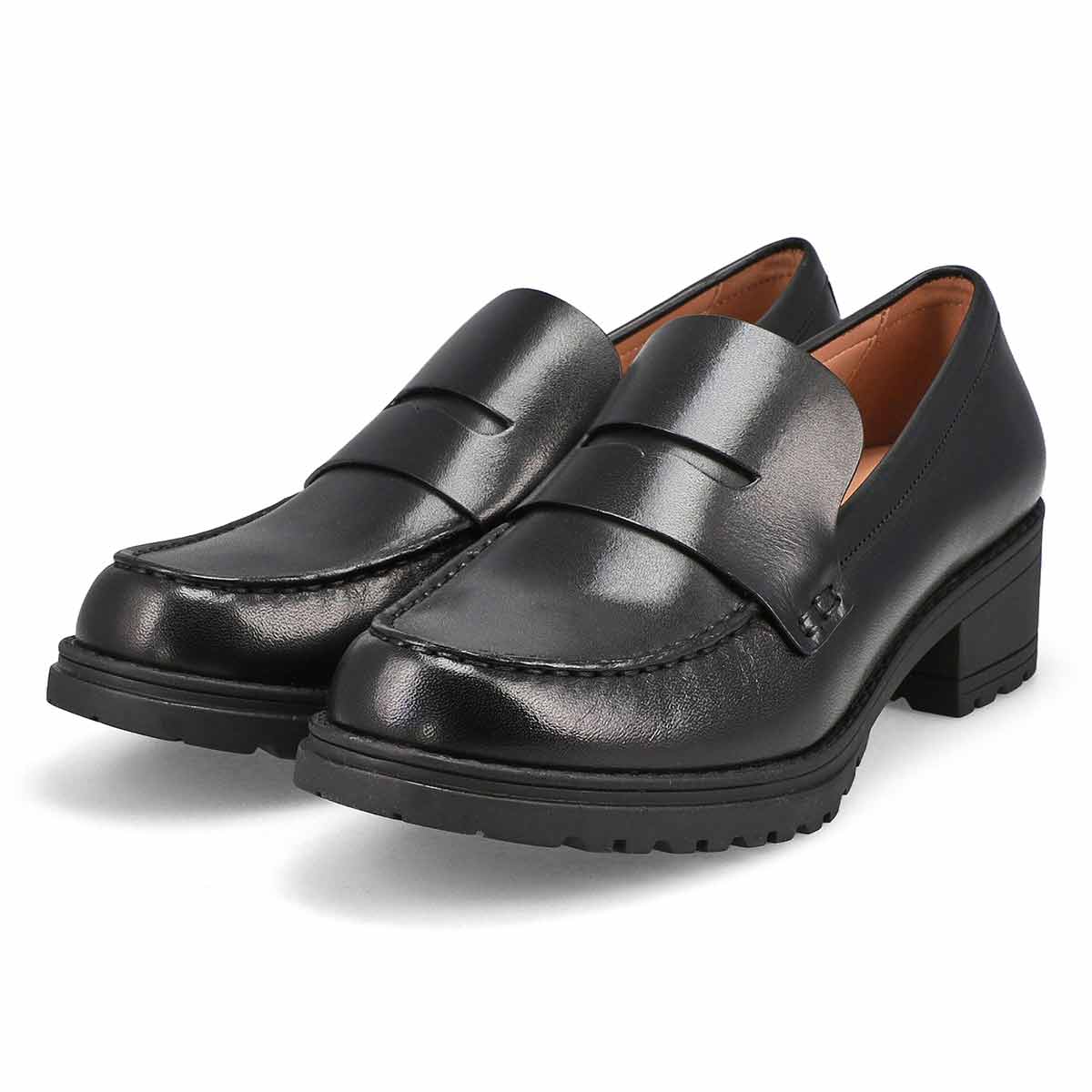 Women's Camea Lug Casual Loafers - Black