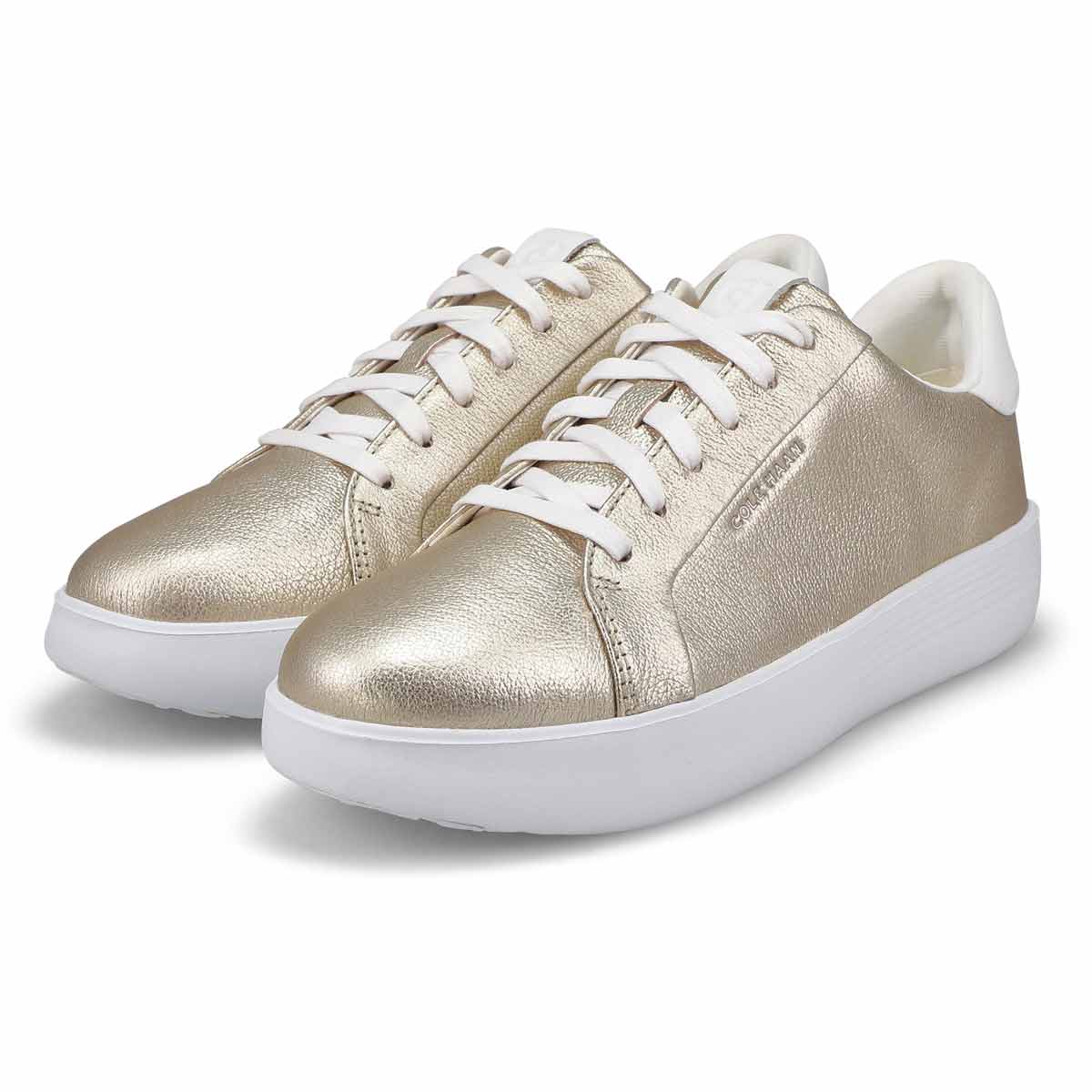 Women's Grand Crosscourt Joy Platform Sneaker - Soft Gold/Optic White