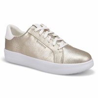 Women's Grand Crosscourt Joy Platform Sneaker - Soft Gold/Optic White