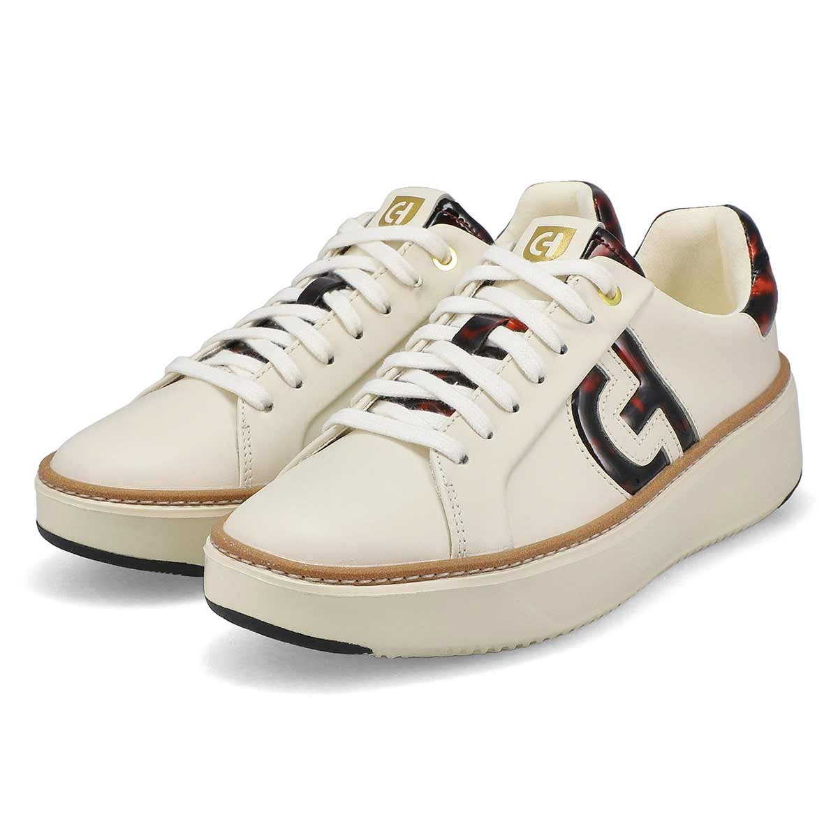 Women's Grandpro Topspin Casual Sneaker - Ivory/Tortoise