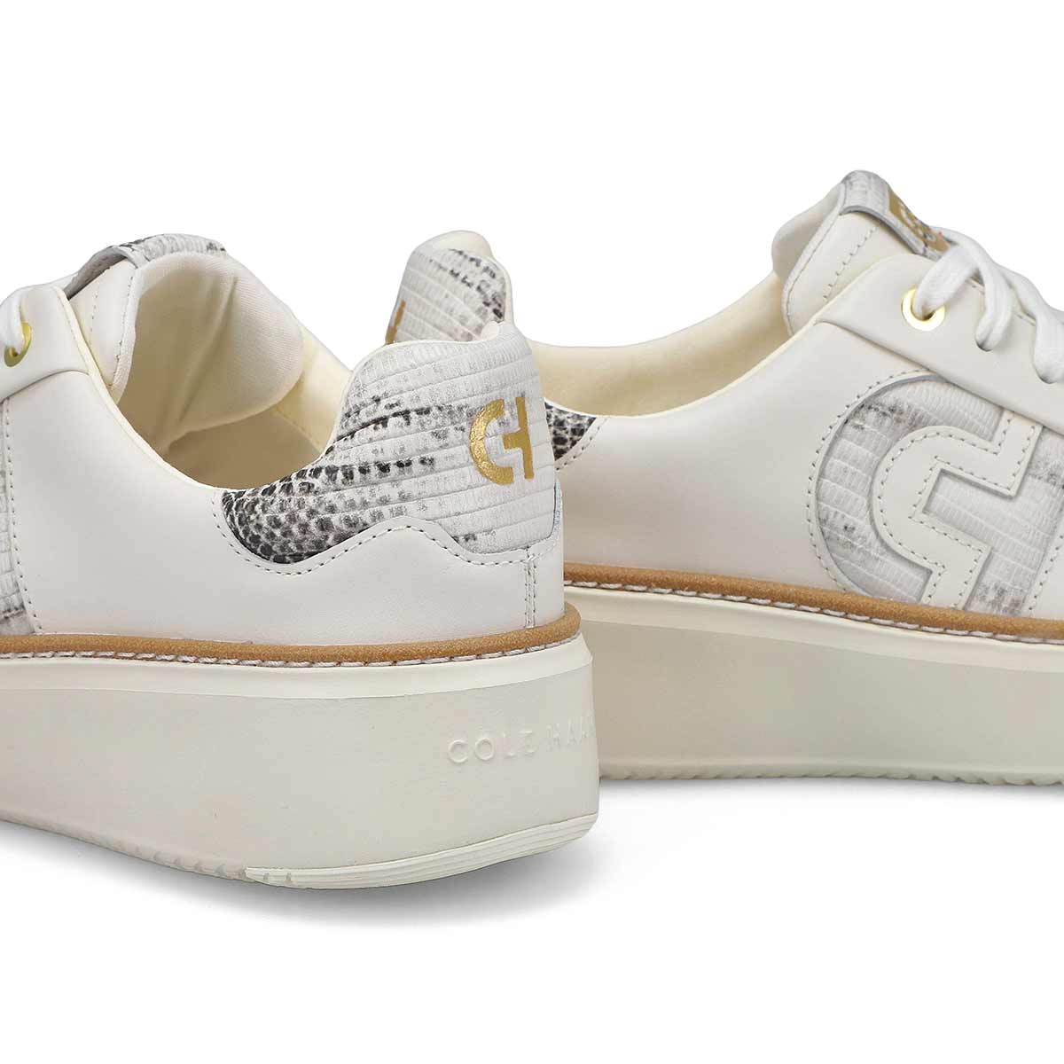 Women's Grandpro Topspin Casual Sneaker - Ivory/Black/Ivory