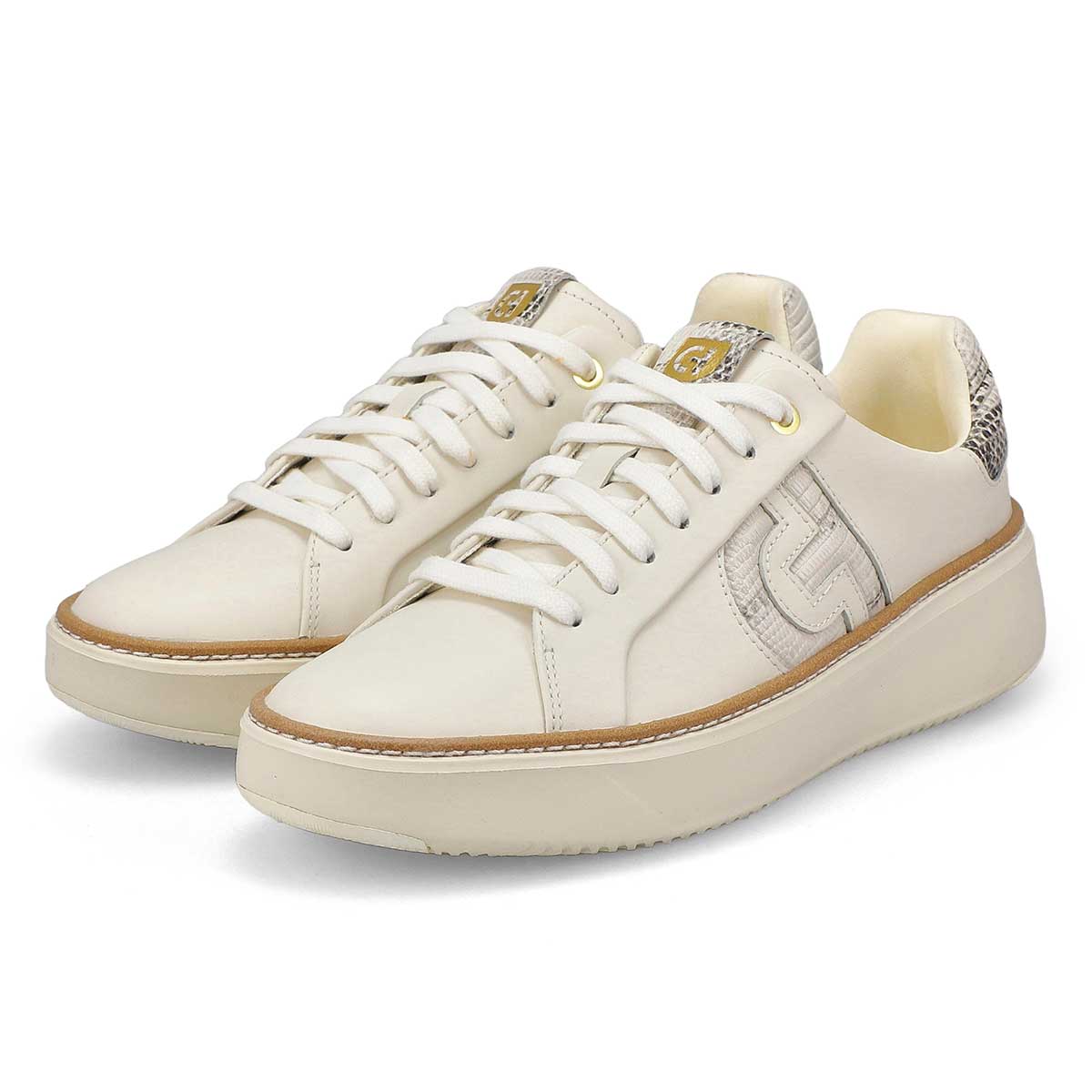 Women's Grandpro Topspin Casual Sneaker - Ivory/Black/Ivory