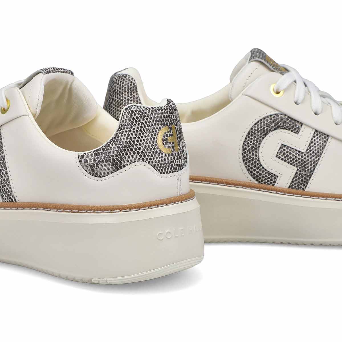 Women's Grandpro Topspin Casual Sneaker - Ivory/Black/Ivory