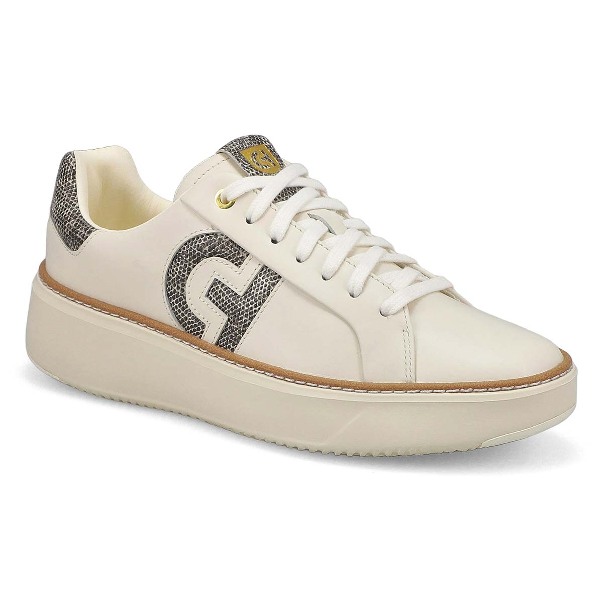 Women's Grandpro Topspin Casual Sneaker - Ivory/Black/Ivory