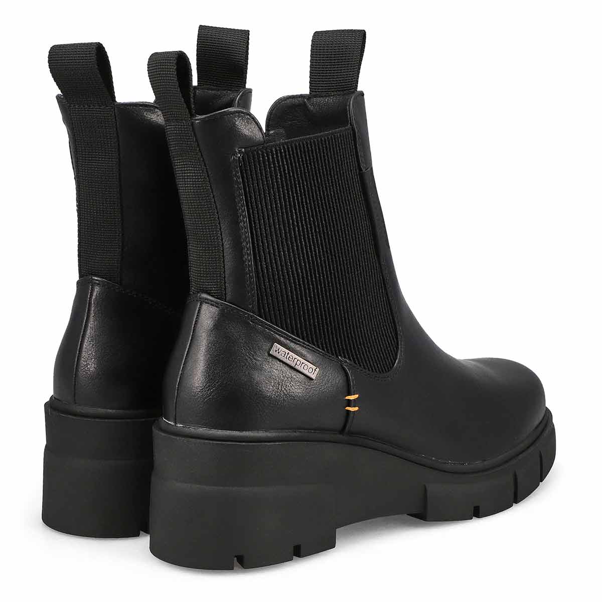 Women's Wedge 01 Vegan Waterproof Boot - Black