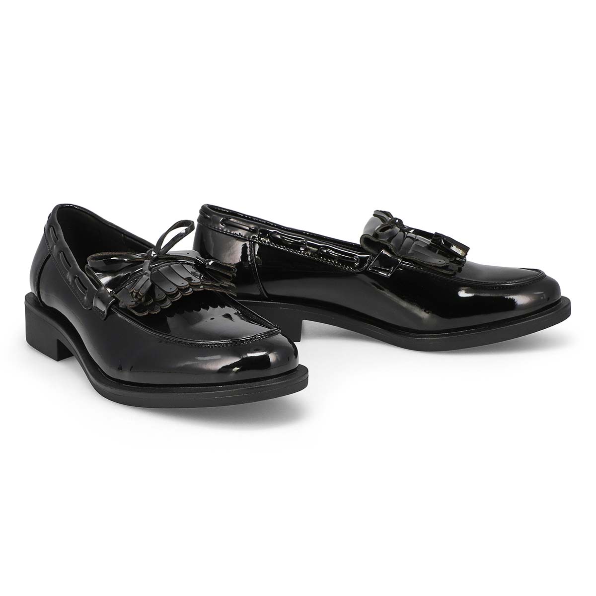 Women's Wendy Tailored Slipon Shawl Loafer - Black Patent