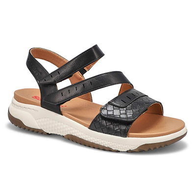 Lds Wensy 01 Vegan Sandal - Black Combi