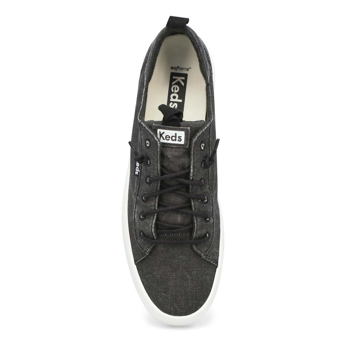 Women's Kickback Washable Organic Sneaker - Black