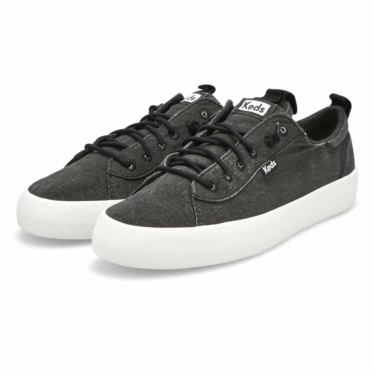 Women's Kickback Washable Organic Sneaker - Black