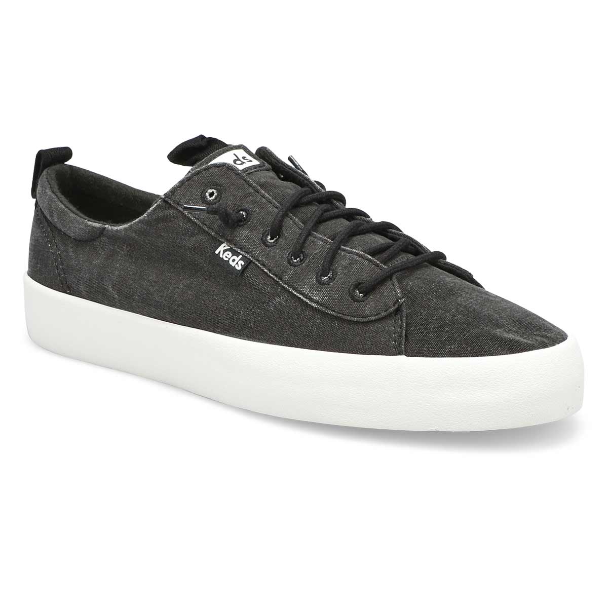 Women's Kickback Washable Organic Sneaker - Black