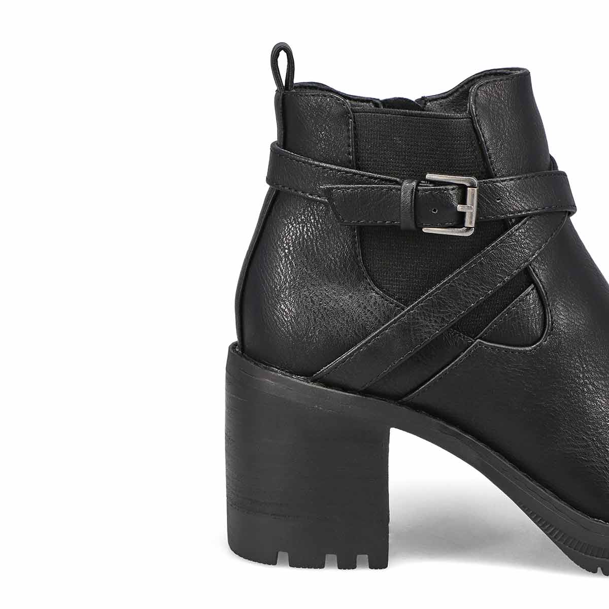 Women's Winnie Heeled Ankle Boot - Black